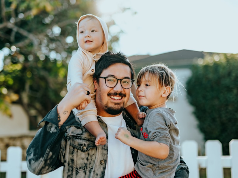 Happy family enjoying time together